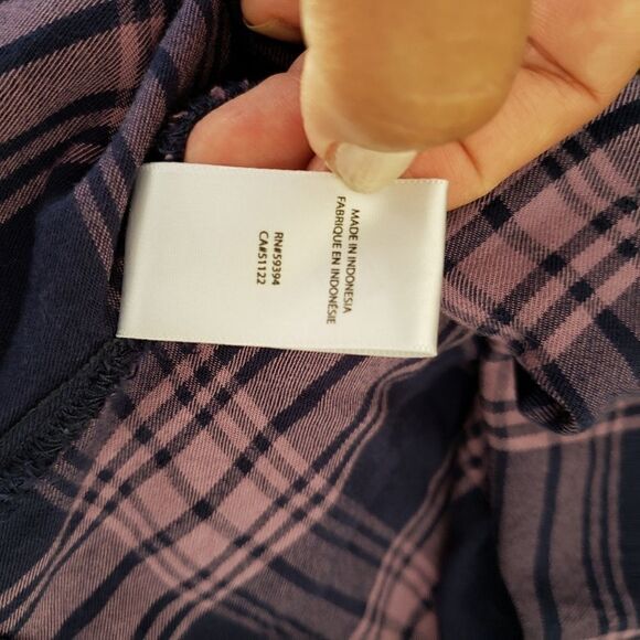 Beachlunchlounge off shoulder plaid ruffle top - Picture 3 of 7